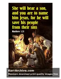 Year A Advent Four Sunday — Matthew 1:21