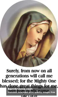 Year C Advent Four Sunday — Luke 1:48-49
