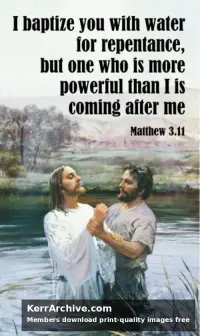 Year A Advent Second Sunday — Matthew 3:11