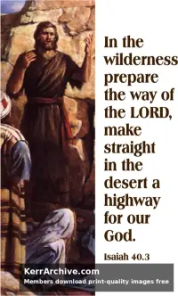 Year B Advent First Sunday