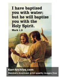 Year B Advent Second Sunday — Mark 1:8