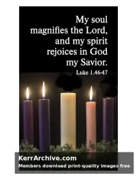Advent Sunday — Luke 1:46-47