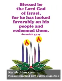 Year C Advent Two Sunday — Jeremiah 33:15