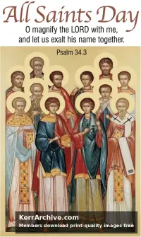 Year A After Pentecost All Saints Day