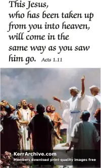 Year B Easter Ascension Day