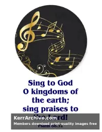 Ascension Sunday — Psalms 68:32