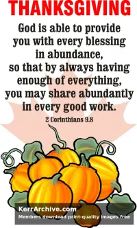 Year A After Pentecost Thanksgiving Day (USA)