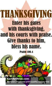 Year C After Pentecost Thanksgiving Day (USA)