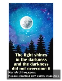 Christmas Eve — John 1:5