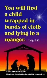 Christmas Eve — Luke 2:12