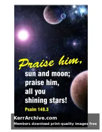Year A Christmas First Sunday — Psalms 148:3