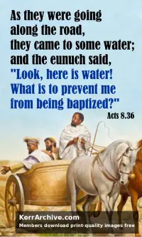 Year B Easter Sunday — Acts 8:36
