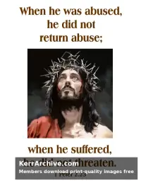 Year A Easter Four Sunday — 1 Peter 2:23