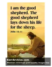 Year B Easter Four Sunday — John 10:11