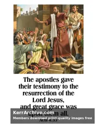 Year B Easter Second Sunday — Acts 4:33