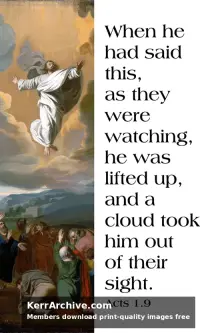 Year A Easter Seven Sunday — Acts 1:9