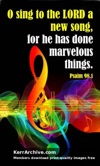 Year B Easter Six Sunday — Psalms 98:1