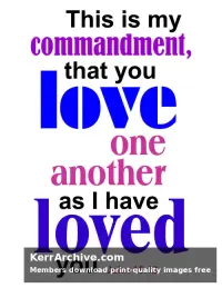 Year B Easter Six Sunday — John 15:12