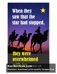 Year C Epiphany Sunday — Matthew 2:10