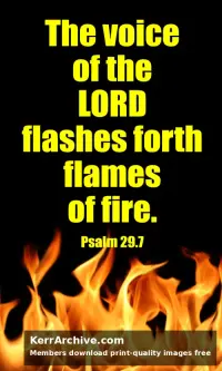 Year A Epiphany First Sunday — Psalms 29:7