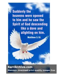 Year A Epiphany First Sunday — Matthew 3:16