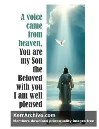 Year C Epiphany First Sunday — Luke 3:22