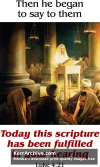 Epiphany Four Sunday — Luke 4:21