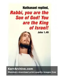 Year B Epiphany Second Sunday — John 1:49