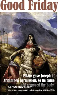 Year B Holy Week Good Friday