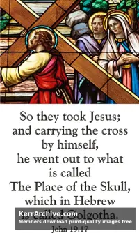 Year C Holy Week Good Friday
