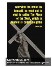 Good Friday — John 19:7