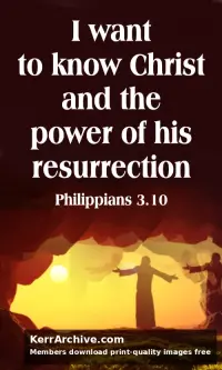 Year C Lent Sunday — Philippians 3:10