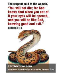 Year A Lent First Sunday — Genesis 3:4-5
