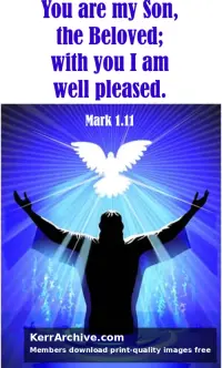 Year B Lent First Sunday — Mark 1:11