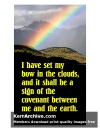 Year B Lent First Sunday — Genesis 9:13