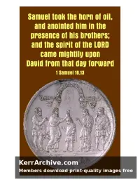 Year A Lent Four Sunday — 1 Samuel 18:13