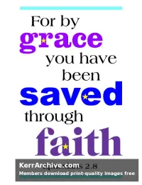 Year B Lent Four Sunday — Ephesians 2:8