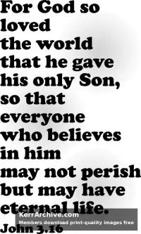 Year A Lent Second Sunday — John 3:16