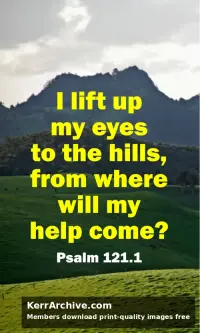 Year A Lent Second Sunday — Psalms 121:1