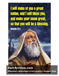 Year A Lent Second Sunday — Genesis 12:2