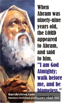 Year B Lent Second Sunday — Genesis 17:1