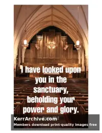 Year C Lent Sunday — Psalms 63:2