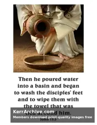 Maundy Thursday — John 13:5
