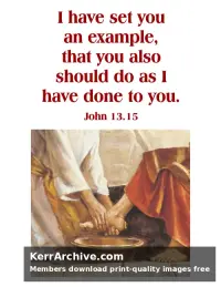Maundy Thursday — John 13:15
