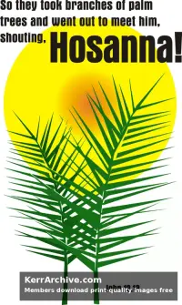 Year B Lent Palm/Passion Sunday