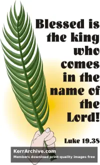 Year C Lent Palm/Passion Sunday