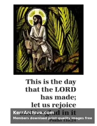 Palm Sunday — Psalms 118:24