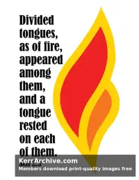 Pentecost — Acts 2:3