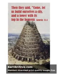 Pentecost — Genesis 11:4