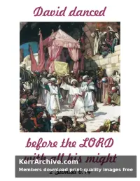 Year B After Pentecost Proper 10 — 2 Samuel 6:14
